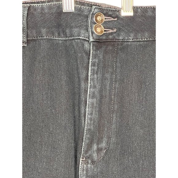 Coldwater Creek women’s size L 18 soft blue denim stretch zip two button four po - Picture 3 of 10